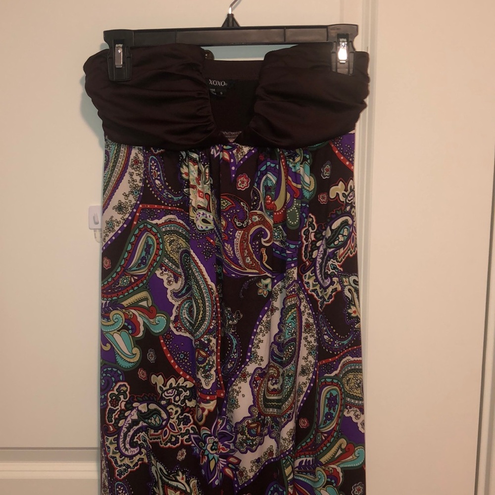 XOXO Halter Maxi Dress